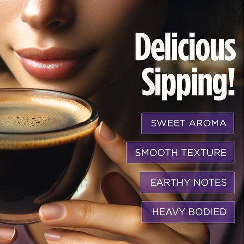 D3, Immunity, 100% 20oz, 52 VitaCup Mushroom Coffee Grounds, with Lions Mane, Chaga, B Vitamins, Boost Focus, Memory