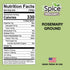 iSpice Rosemary (Ground) 4oz (113g)