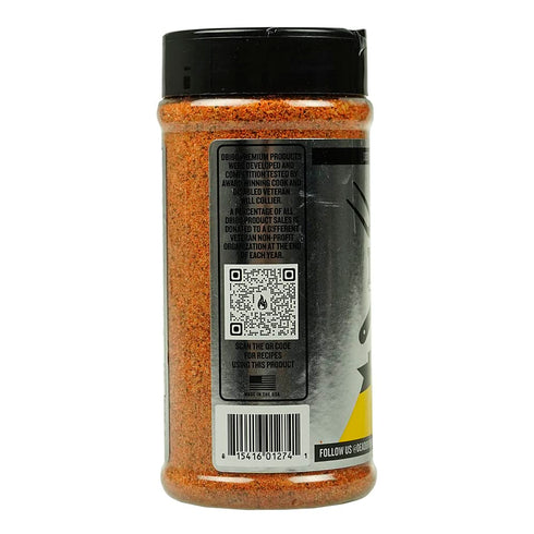 DB180 13.2 oz Sweet BBQ Rub Sweet & Smoky Competition-Style Seasoning for Ribs, Pork & Chicken Gluten Free