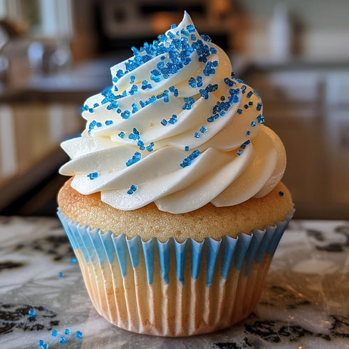 (3.2 GranAroma Blue Sanding Sugar, Decorative, Cookies & Sweets Ounce)