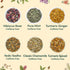 Pack (6 36 Set VAHDAM, Assorted Herbal Tea Variety Variants, Tea Bags) Caffeine Free, Gluten Free, Non GMO | Eco