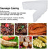 50M 50mm X Food Grade Plastic Sausage Casing Shell for Sausage Making, Healthy, Uniform Mouth Diameter, Multipurpose