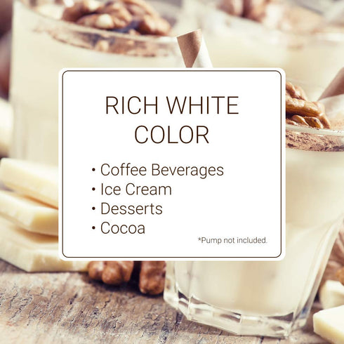 Monin Gourmet White Chocolate Sauce, 12 Ounce, Creamy and Buttery for Desserts