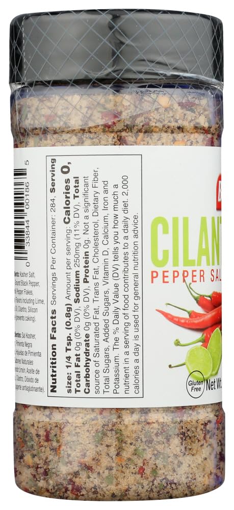 8 Oz (Pack 6) Badia Pepper Salt Cilantro Lime