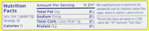 50 Count Packets (Pack 6) Splenda No Calorie Sweetener