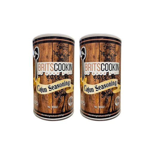 Britscookin Cajun Seasoning, 8 oz, Pack of 2
