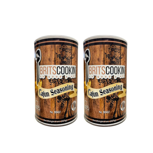Britscookin Cajun Seasoning, 8 oz, Pack of 2