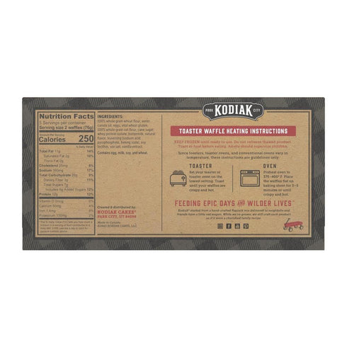 13.4oz (Frozen) Kodiak Cakes Power Waffles, Buttermilk & Vanilla