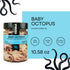 (10.58 oz), Renna, Baby Octopus, Small Octopus preserved in oil Premium Imported Seafood, Mediterranean flavor, Product
