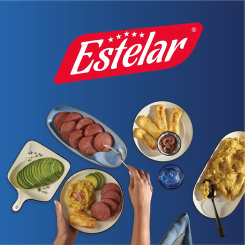 2 Pack (2 lb Salami Super Especial Estelar each) Authentic Dominican Salami
