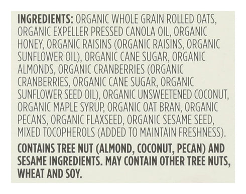 365 17 by Whole Foods Market, Organic Granola Fruit And Nut, Ounce