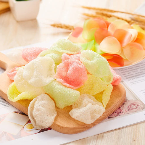 YMeijian uncooked,180g, 1 Shrimp Potato Chips (Colored Shrimp Chips), shrimp chips Box (one piece)