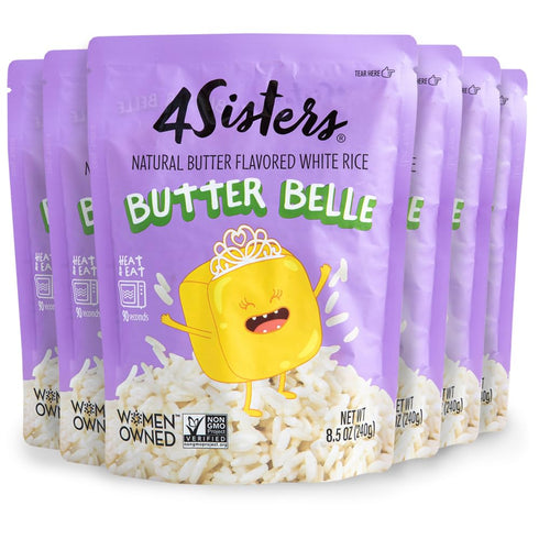 4Sisters Butter Belle Rice, 90 Second Ready to Eat (8.5 oz (Pack
