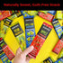 30 Pack ZEARAW Healthy Fruit Snacks for Adults and Kids Fruit Leather with Dried Pineapple, Blueberry, Apple-Strawberry