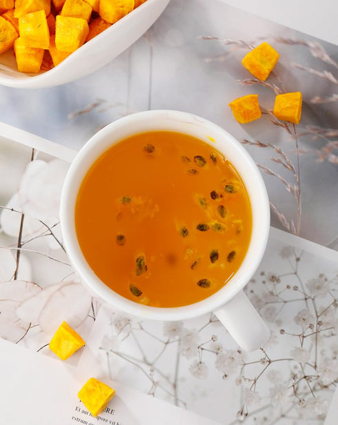 7 Oz/199g,Frozen Tea,100% Premium Freeze Dried Passion Fruit Passion Fruit Natural & No Additives.