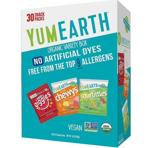 YUMEARTH Organic Chewy Candies Variety Box, 11 OZ