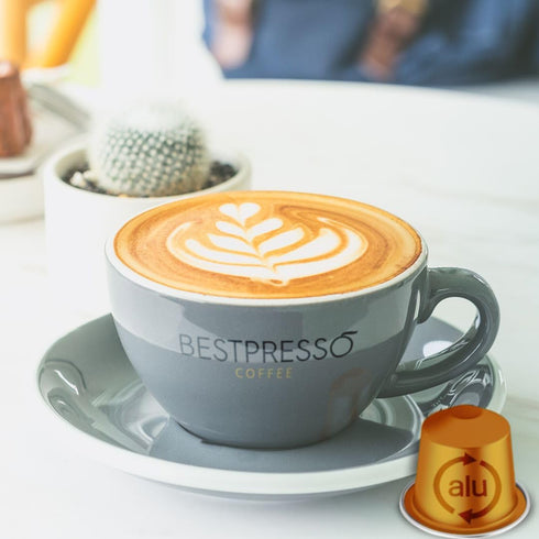 120 Bestpresso Coffee for Nespresso Original Machine Aluminum pods Certified Genuine Espresso Intenso Blend(High