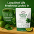 1 LB Confect Spinach Powder | Pure & Natural Vegetable Powder for Smoothies, Baking, Beverages, Juices, Tea & DIY