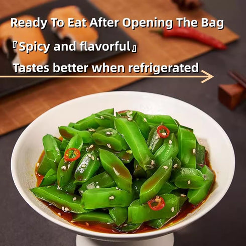 BAHWJCTO 500 Seasoning Seaweed And Kelp Salad, Spicy Ready To Eat, Low-Fat And Low Calorie, Sesame Sea Lettuce, Cool