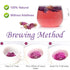 Plant Gift 35g/1.23oz Dried Violets Sweet Violet Tea, Edible Dried Flowers, Violet Leaf Tea, Natural Food Coloring