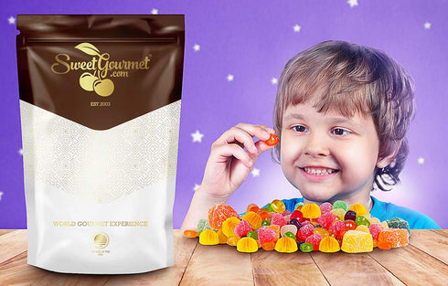 1 SweetGourmet Assorted Fruit Slices | Bulk Jelly Candy | Pound