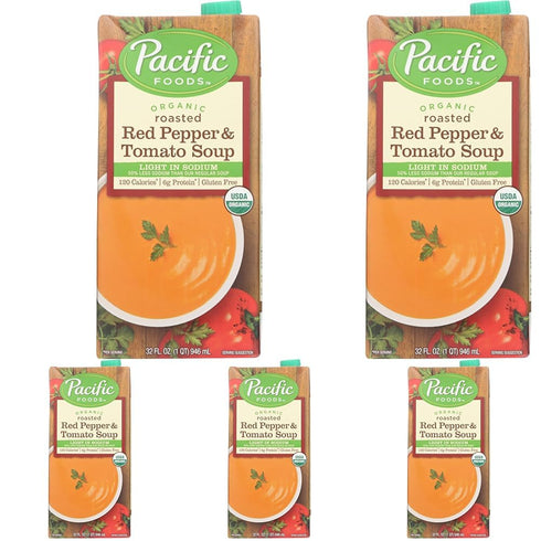 by Pacific Foods Pacific Foods Organic Red Pepper and Tomato Soup 32 Ounce (Pack of