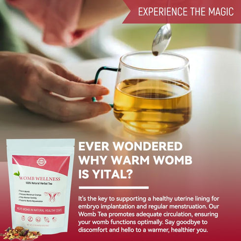 10 Laicuherb Natural Womb Fertility Tea for Women Ovary and Uterus Cleanse, Womb Detox Fibroid Tea Helps with Hormone