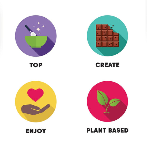 100% 8 227g Wilderness Poets, Organic Cacao Nibs (Sweetened with Coconut Nectar) - Peruvian Heirloom (Criollo Variety)
