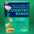 Country 4.25 Blue Diamond Almonds Nut Thins Cracker Crisps, Ranch, Ounce