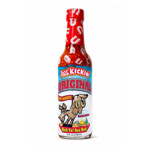 Ass Kickin Original Habanero Hot Sauce (5 oz) Serrano & Habanero Blend