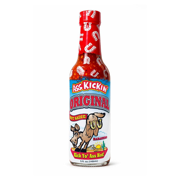 Ass Kickin Original Habanero Hot Sauce (5 oz) Serrano & Habanero Blend