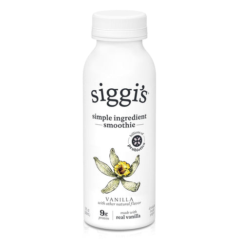 siggis Probiotic Drinkable Whole Milk Yogurt, Vanilla, 8 oz. Single Serving, Only