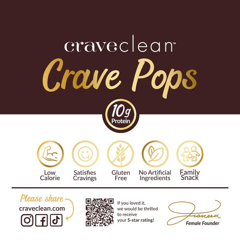 (10g), Milk Chocolate Brownie Pops (Full Case) Gluten-Free, High Protein Low Sugar, Guilt-Free Snack with Clean