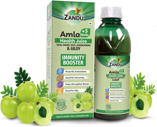 Zandu Pure Amla Juice | Source of Natural Vitamin C | Traditional Indian