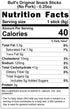 0.25oz 100 Count Bull's Original Snack Sticks Box (Made with beef and chicken no pork)