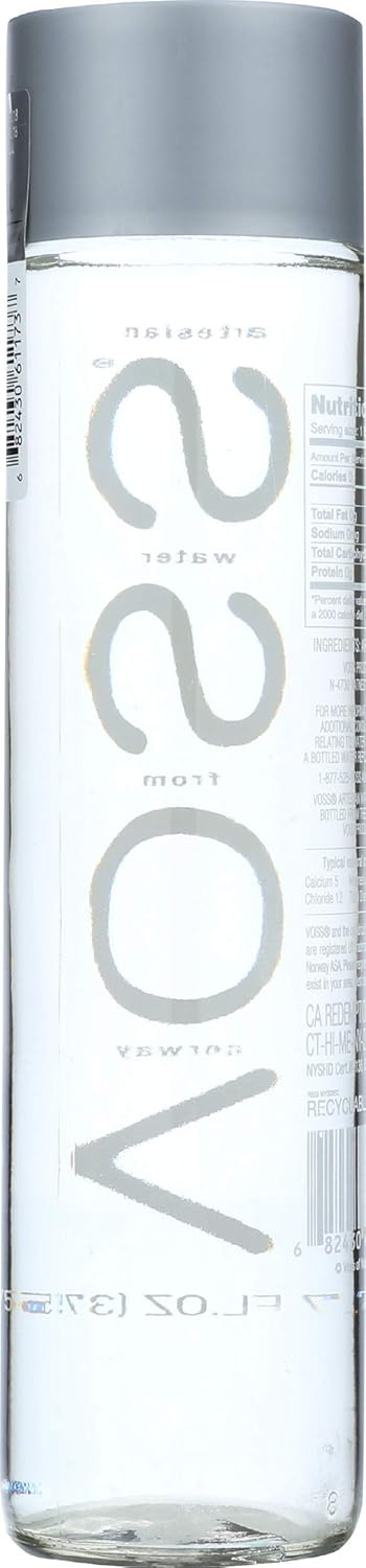 12.7 Oz Voss, Water Artesian Still Norway, Fl