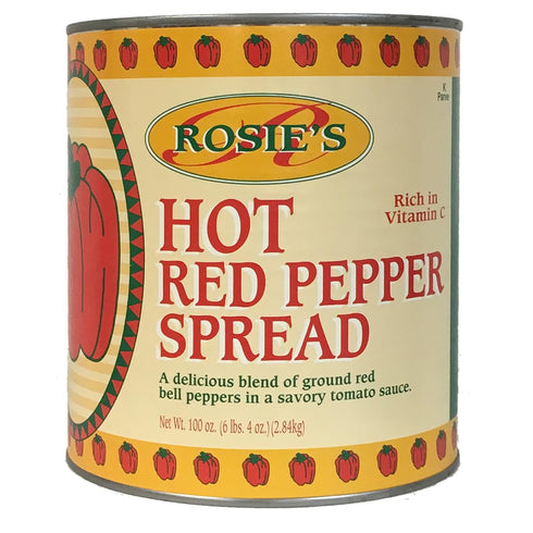 Rosie's Hot Pepper Spread #10 Can