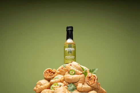 5 oz Creamy Herb And Jalapeo Hot Sauce By Bravado Spice Gluten Free, Vegan, Low Carb, Paleo Hot Sauce All Natural Hot