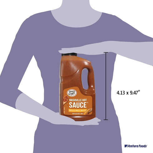 0.5 Sauce Craft Nashville Hot Sauce, Chef-Crafted Flavor for Menu Innovation, Balances Savory Flavors with Bold Spice