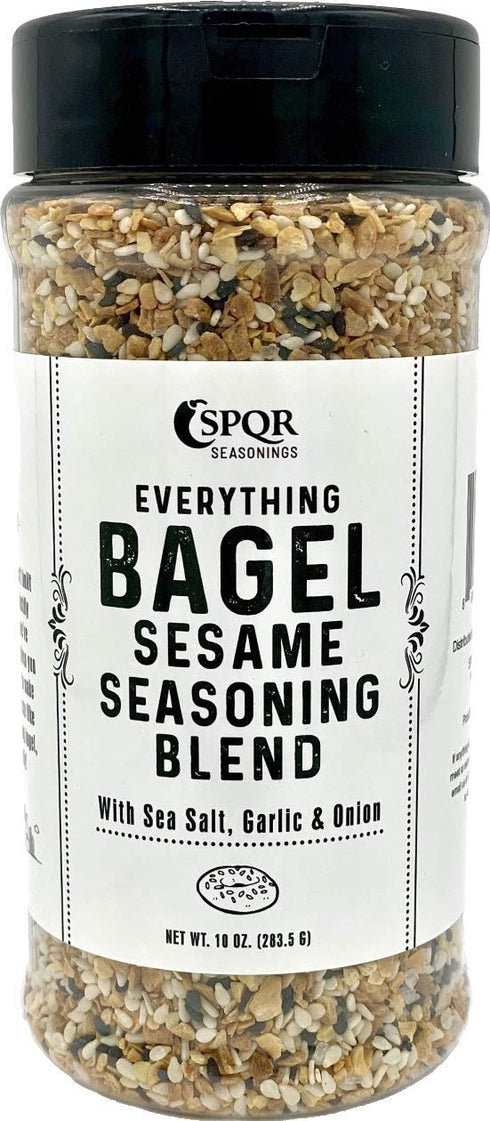 Everything Bagel Seasoning Blend Original XL 10 Ounce Jar, Delicious Blend of Sea Salt, Spices, Dried Garlic & Onion