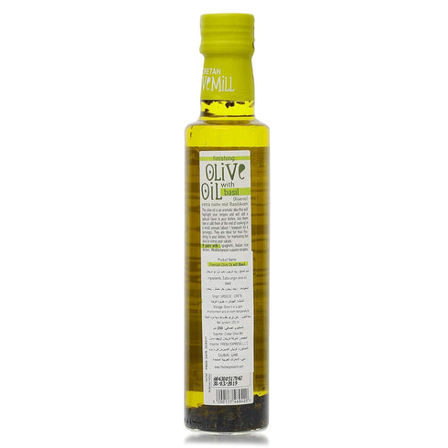 Cretan Mill Basil Infused Finishing Olive Oil