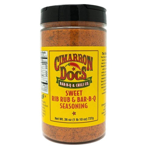 Cimarron Docs Sweet Rib Rub & Bar-b-q Seasoning Large 1 lb 10 oz (26