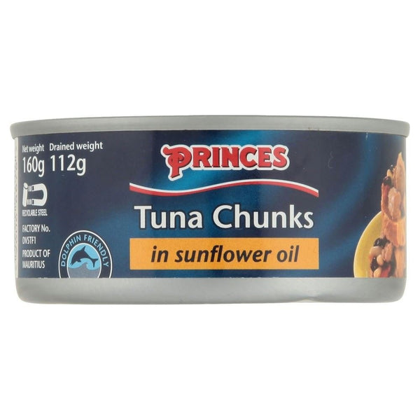 Princes Tuna Chunks in Sunflower Oil (160g) - Pack of 2