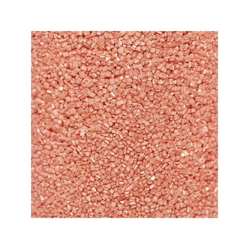 4 Oz Hobbyland Edible Sprinkles, Pearlized Sanding Sugar, (Rose Gold)