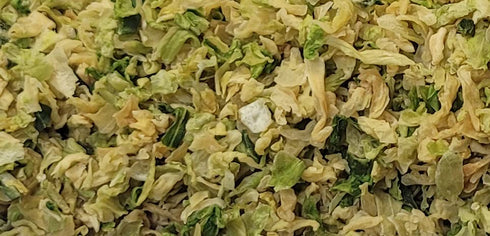 2 Dried Cabbage Pounds Bulk-Heat Sealed in a Poly Bag-Dehydrated Dried Vegetables