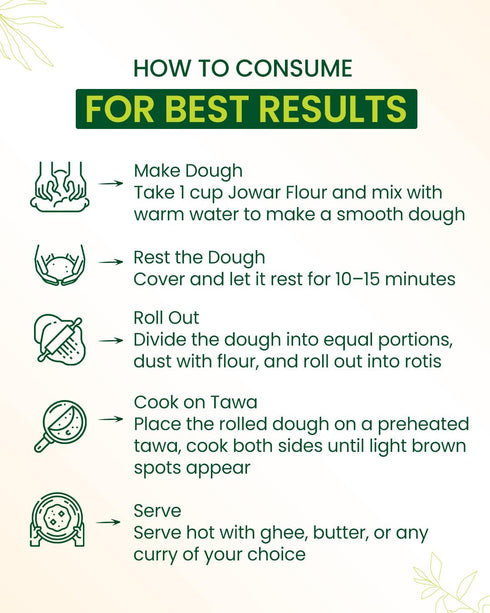 1 100% Farm Veda Jowar Flour (Sorghum Flour) - kg | Millet flour | Gluten-Free | High Protein | Natural | Kneads