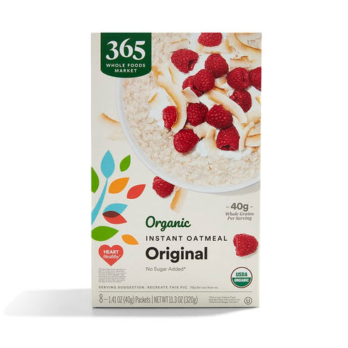 365 by Whole Foods Market, Organic Instant Oatmeal Original 8 Pack, 11.3