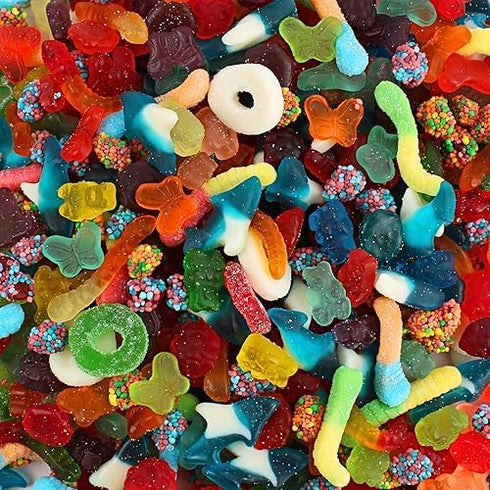 Queen City Candy Cave Ultimate Satisfying Mixed Gourmet Assorted Gummy Candy Variety