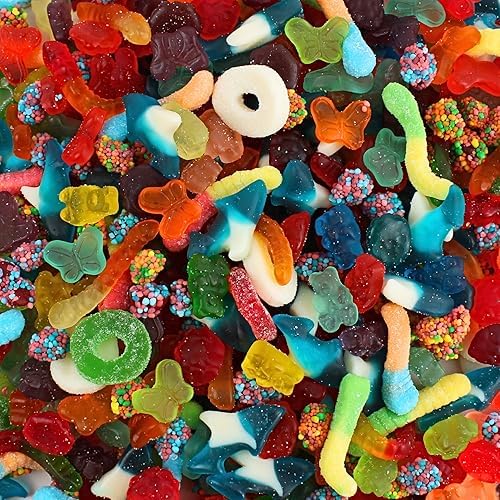 Queen City Candy Cave Ultimate Satisfying Mixed Gourmet Assorted Gummy Candy Variety