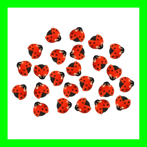 Lady Bugs Cake Dec-Ons Decorations, Pack of 24